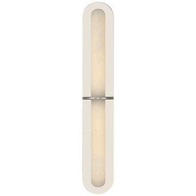 Kelly Wearstler Fosse 28" Linear Tube Sconce with Alabaster