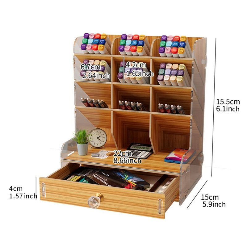 MDF Desk Organiser