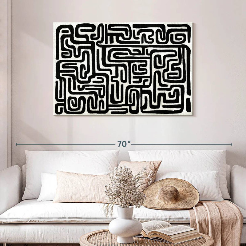 Labyrinthe africain Avery, H 30 po x l 45 po