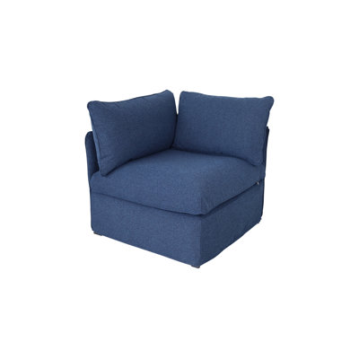  Navy Blue Corner Chair