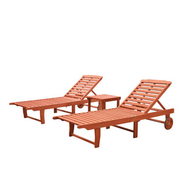 Jennalea Square Eucalyptus Outdoor Side Table