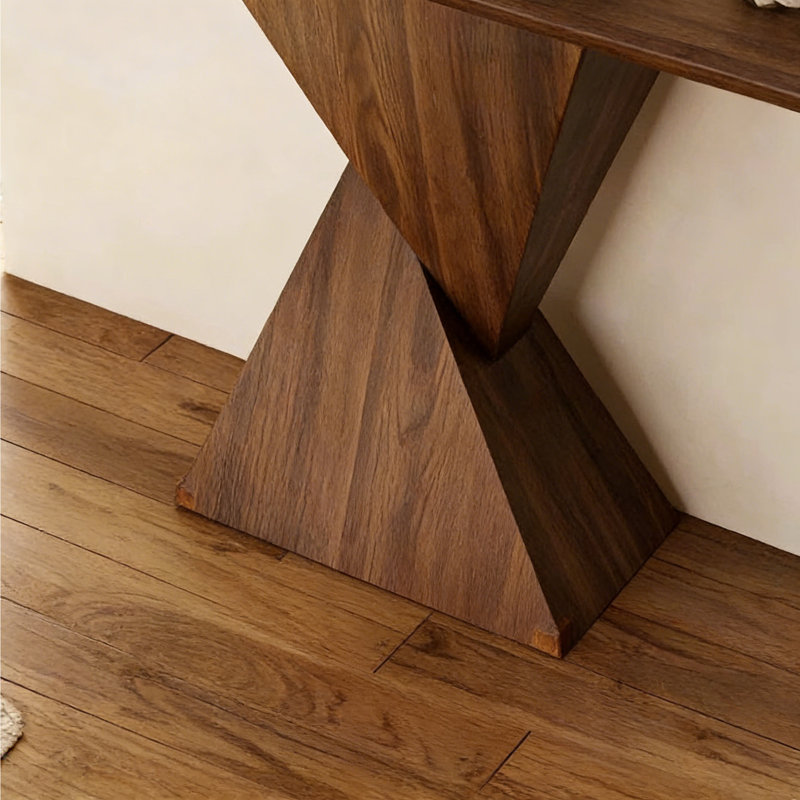 Console en bois massif de style américain., H 35,4 po x l 47,2 po x P 15,7 po