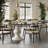 47.2"W Retro Country Style Round Dining Table-501745827