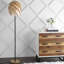Lampe sur pied de fantaisie 63 po Wurth