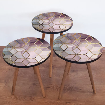 Tables gigognes 3 pieds Caryl