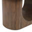 Hamadi 70" Modern Architectural Pedestal Curved Dining Table