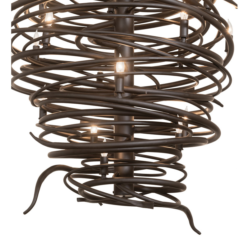 20 - Light Chandelier, Oil Rubbed Bronze