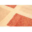 Tapis de la zone en laine rouge/ivoire 8 pi 1 po x 10 pi 6 po one-of-kind-the main-noué la 2010 Fils