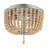 Ohlone Farmhouse Wood Beaded/Metal LED Flush Mount-70777069-123703379