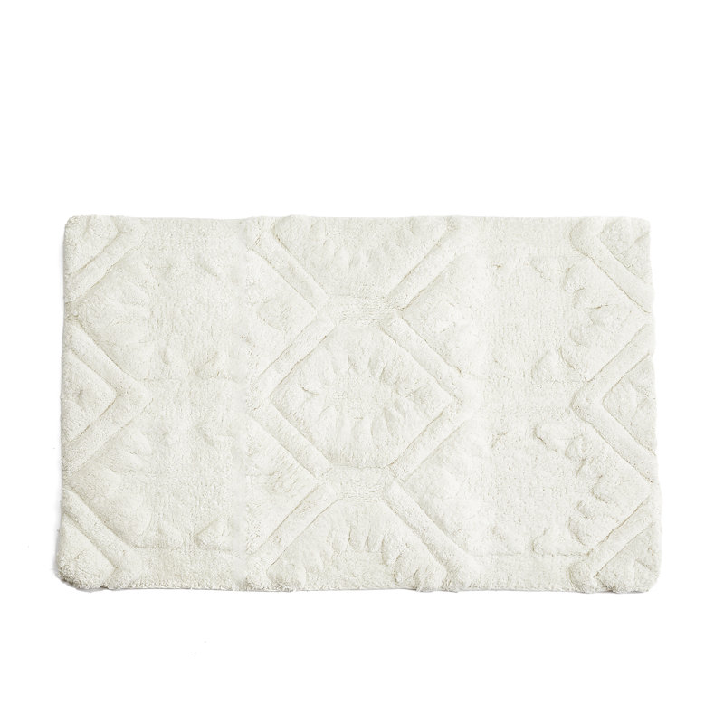 White Sands Bath Rug Antique White 21x34"