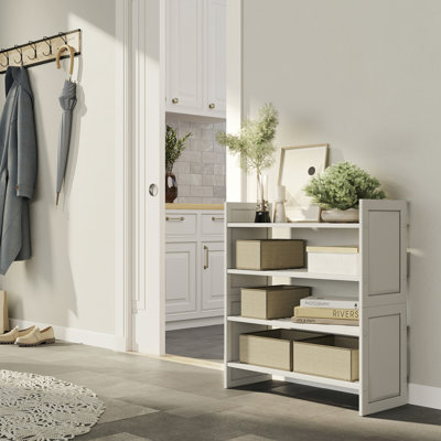 Solid Wood 2 Tier Storage Rack