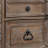 Transitional Rustic Nightstand, 3-Drawers Nightstand, End Table