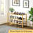 3-tier Bamboo Shoe Rack For Entryway, Stackable | Heavy Duty | Multi-function, Free Standing Shoe Racks For Bedroom Hallway Closet