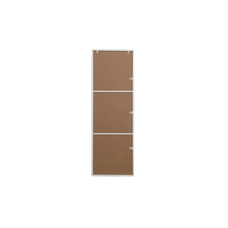 Sabine Metal Rectangle Wall Mirror, 60" x 24", White