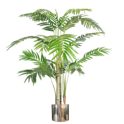 120cm Faux Plant in Metal Planter