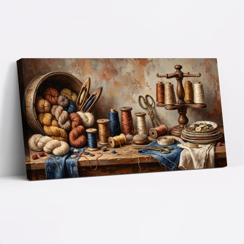 Nature morte sur toile, ensemble de 1, L 48 po x H 24 po, Toile tendue