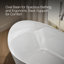 Veil® 65.375" x 36.75" Soaking Freestanding Bath
