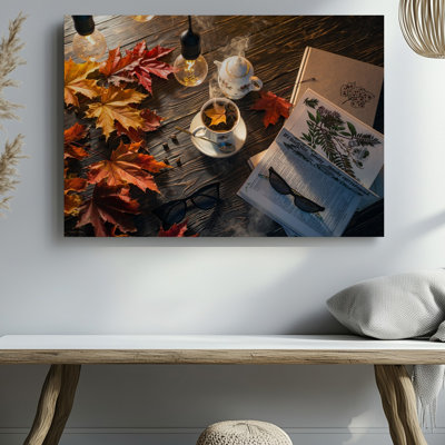 Toile dans une scène d'automne tranquille