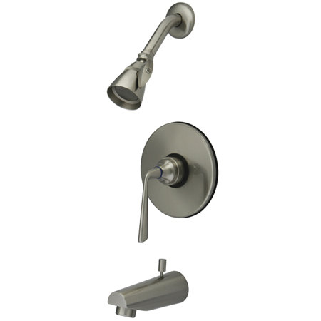 Silver Sage Single Handle Tub and Shower Faucet, Brushed Nickel