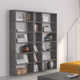Araeya Wide Geometric Bookcase