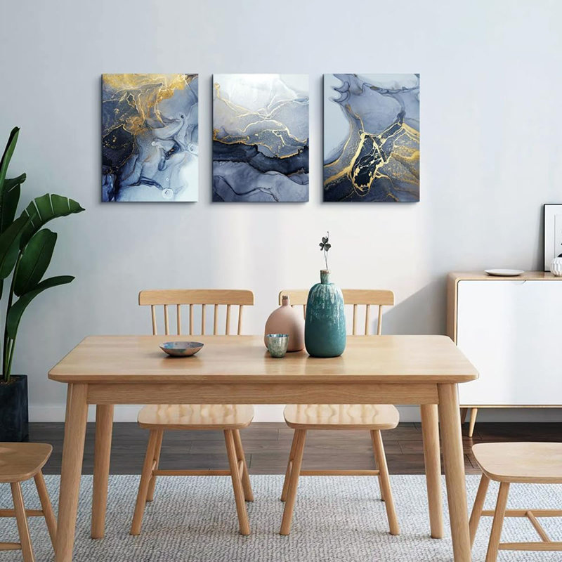 3 Piece Wrapped Canvas Wall Art