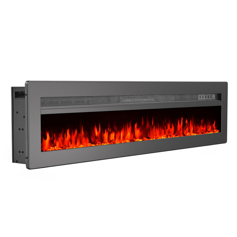 tempered glass panel Electric Fireplace, 38.6cm H x 127cm W x 14.6cm D