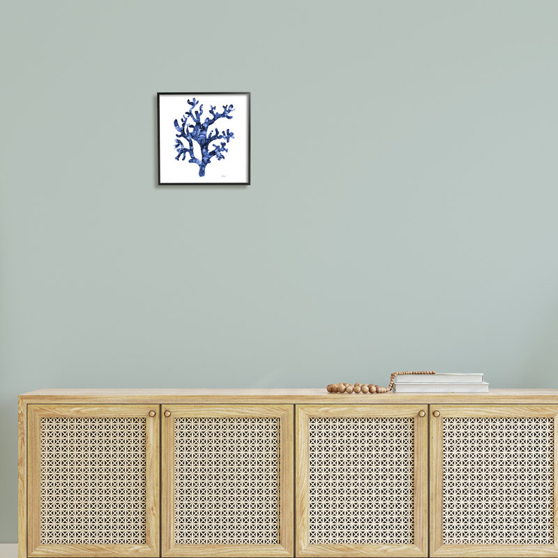 Océan, corail, plante, mer, Giclée encadrée noir minuit, H 12 po x l 12 po x P 1,5 po