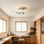 2-Light 27cm Unique/Statement Geometric LED Semi Flush Mount