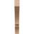 Timberthane Rough Cedar Faux Wood Balboa Knee Brace, 3"W x 16"D x 22"H, Primed Tan-88137417