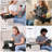 2 In 1 Sofa Armrest Table With Sliding And Removable Double Cup Holder - Foldable Sofa Armchair Storage Box