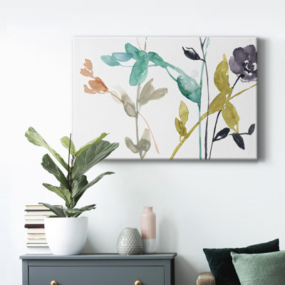 Fleurs en automne III - impression sur toile tendue