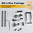 56" - 60" x 76" H  Single Sliding Soft-Closing  Shower Door with 1/4" Tempered Glass-112908163