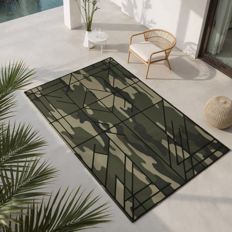 Scout's Mark Indoor And Outdoor Area Rug, Rectangle 1'6" x 2'6"