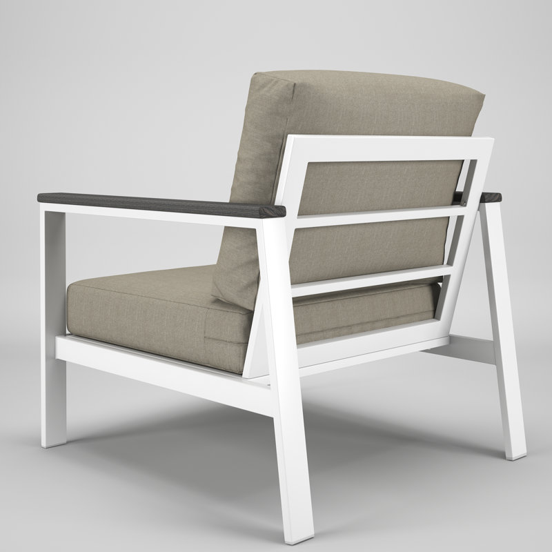 Townsend Sunbrella® Patio Lounge Chair, Gray, Spectrum Dove