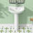 21'' W x 17'' D Pedestal Bathroom Sinks Basin Combo White Vitreous China Ceramic Bathroom Vessel Sink Base with Single Hole