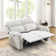 57.4" Wide Modern And Overstuffed Soft Power Reclining Loveseat Sofa