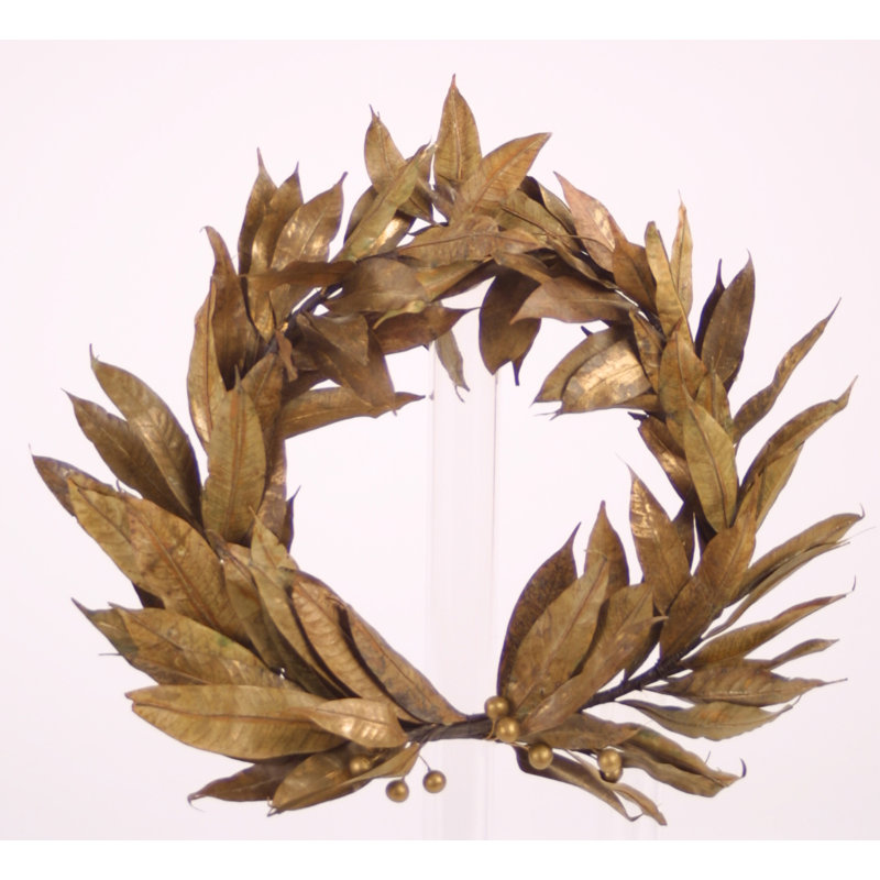 20" Tan/Gold brush Wreath