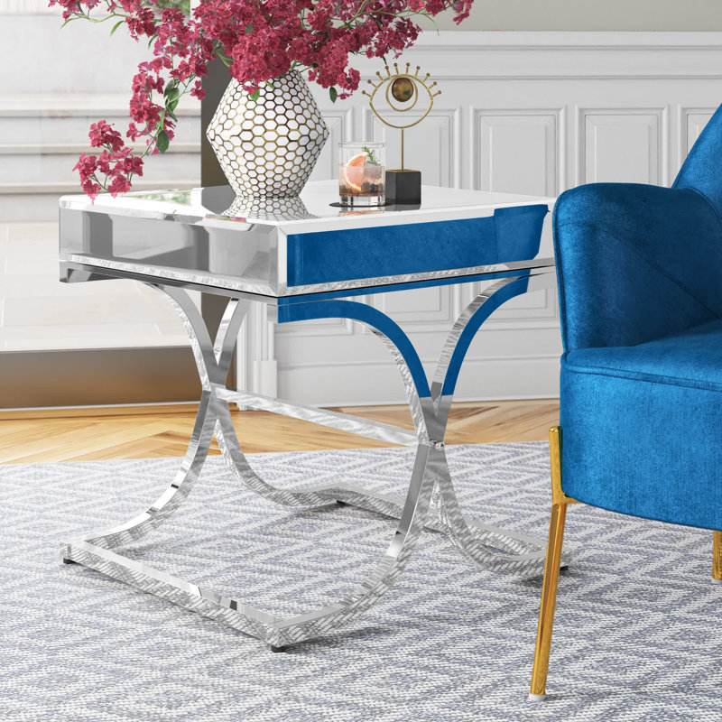 Table de bout Jeffery, Chrome