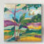 « ode to gauguin iii », peinture sur toile tendue-1690531266