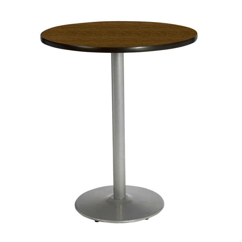 Ensemble de table de salle à manger et de chaises 36 po L, Noyer, Argent, 42 po
