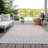Machine Washable Indoor/Outdoor Chantille ACN994 Silver Area Rug-330368377