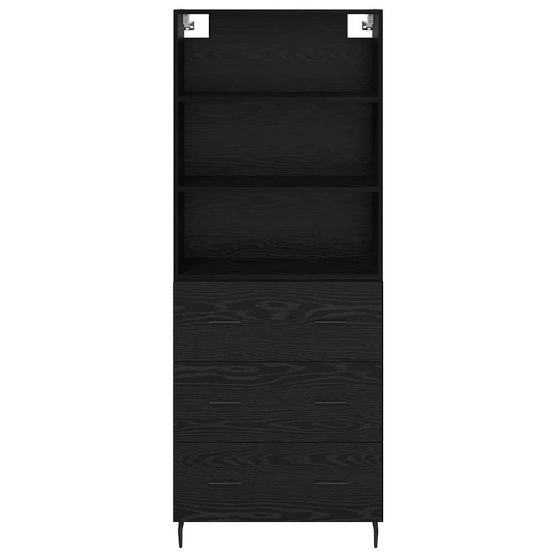 69.5cm Sideboard, Black Oak