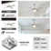 48'' Amrah 4 Blades LED Smart Standard Ceiling Fan with Wall Control and Light Kit Included
