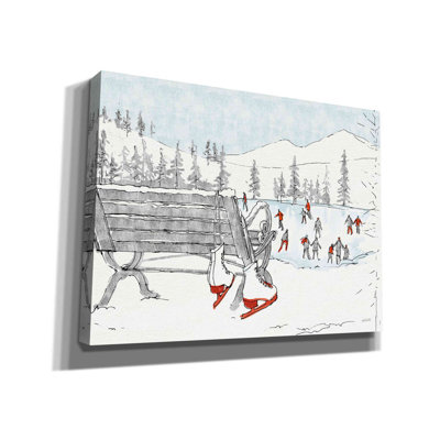 «Winter Fashion 11» par Anne Tavoletti - reproduction d'art sur toile tendue