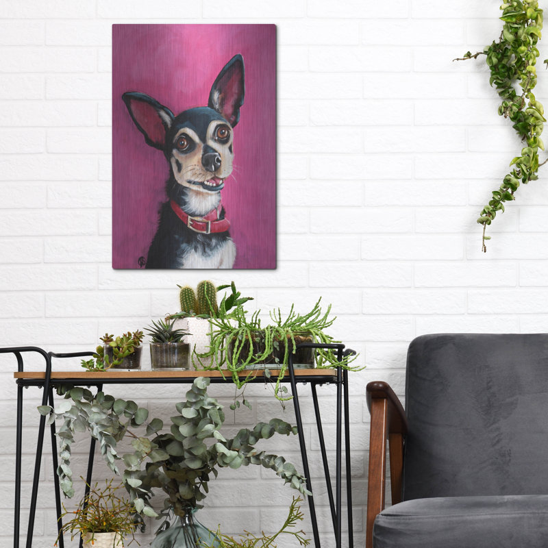 "Bubba" par Lucia Stewart, H 16 po x l 12 po