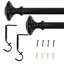 Tringle à rideaux simple réglable 1 po bronze huilé-63870071
