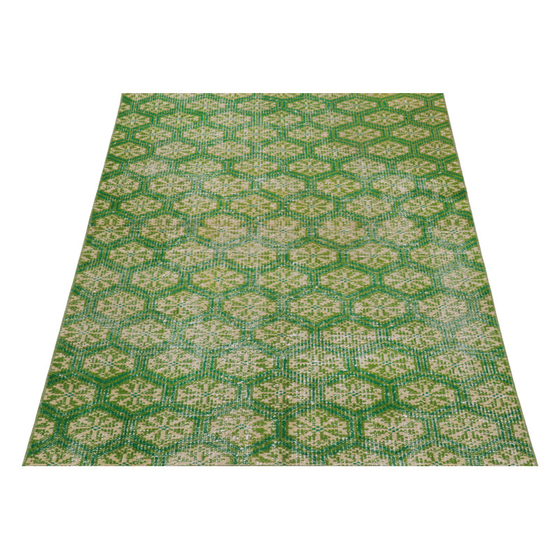 One-of-a-Kind 3'4" X4'5" Hand Knotted Area Rug