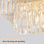 Lustre en cristal 11 lumières K9-231039048