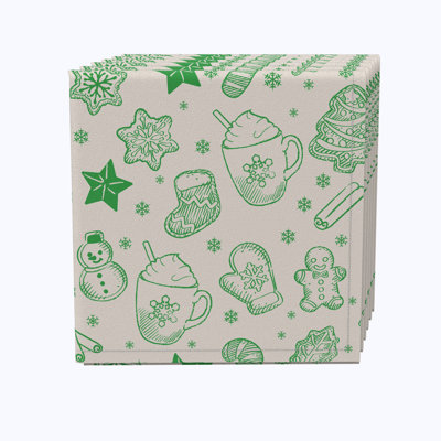 Emryn 100% Cotton No Pattern Square Napkin