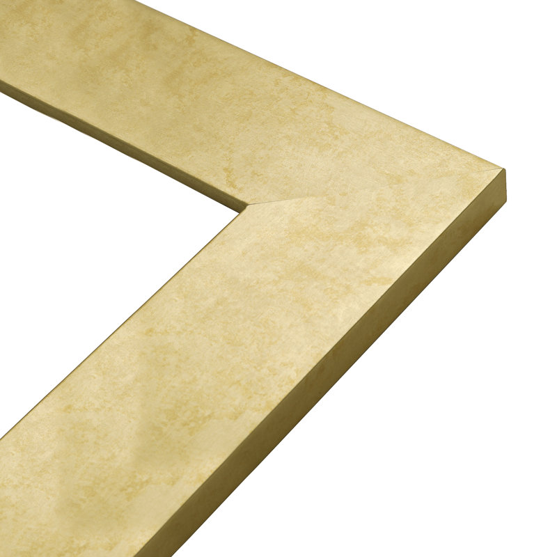 Edmondson Plastic Flat Leaning Mirror, 83cm H x 63cm W, Gold